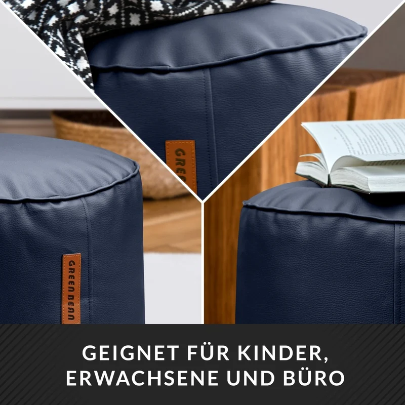 Stay Sitzhocker aus Kunstleder