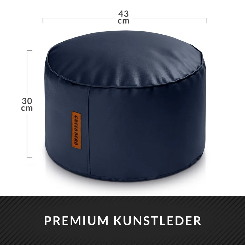 Stay Sitzhocker aus Kunstleder
