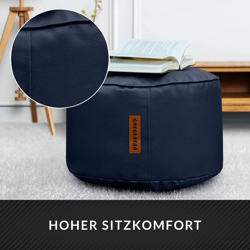 Stay Sitzhocker aus Kunstleder