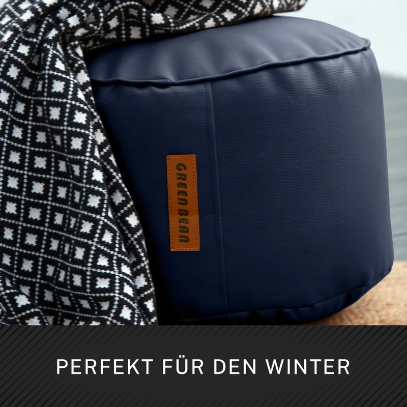 Stay Sitzhocker aus Kunstleder