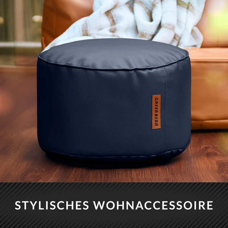 Stay Sitzhocker aus Kunstleder