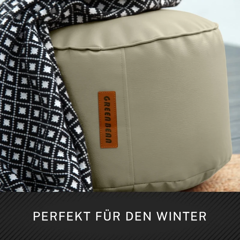 Stay Sitzhocker aus Kunstleder