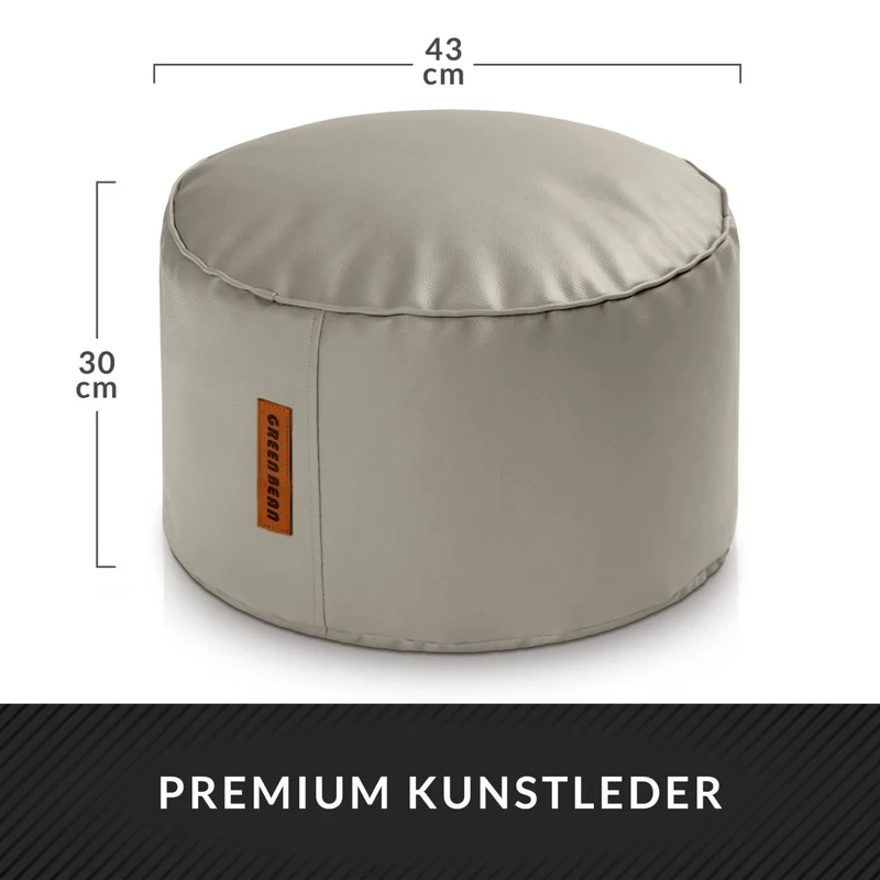 Stay Sitzhocker aus Kunstleder