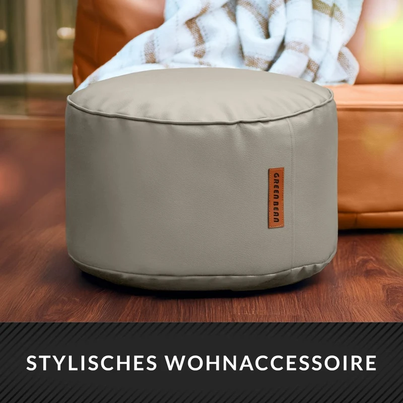 Stay Sitzhocker aus Kunstleder