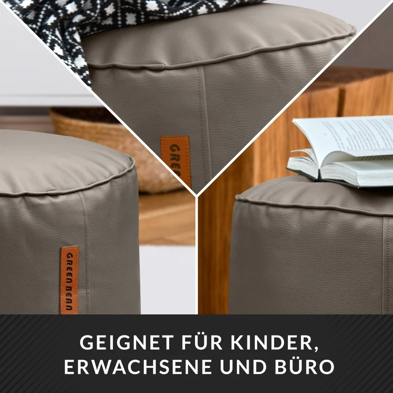 Stay Sitzhocker aus Kunstleder