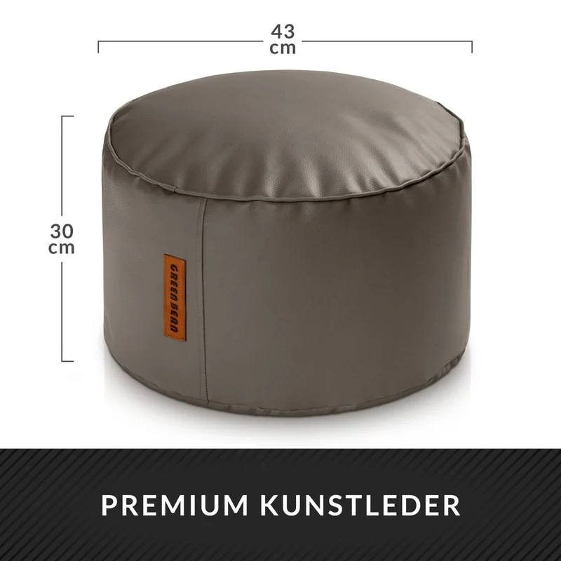 Stay Sitzhocker aus Kunstleder