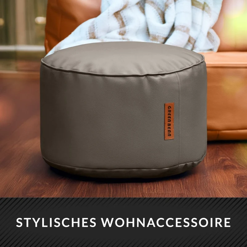 Stay Sitzhocker aus Kunstleder