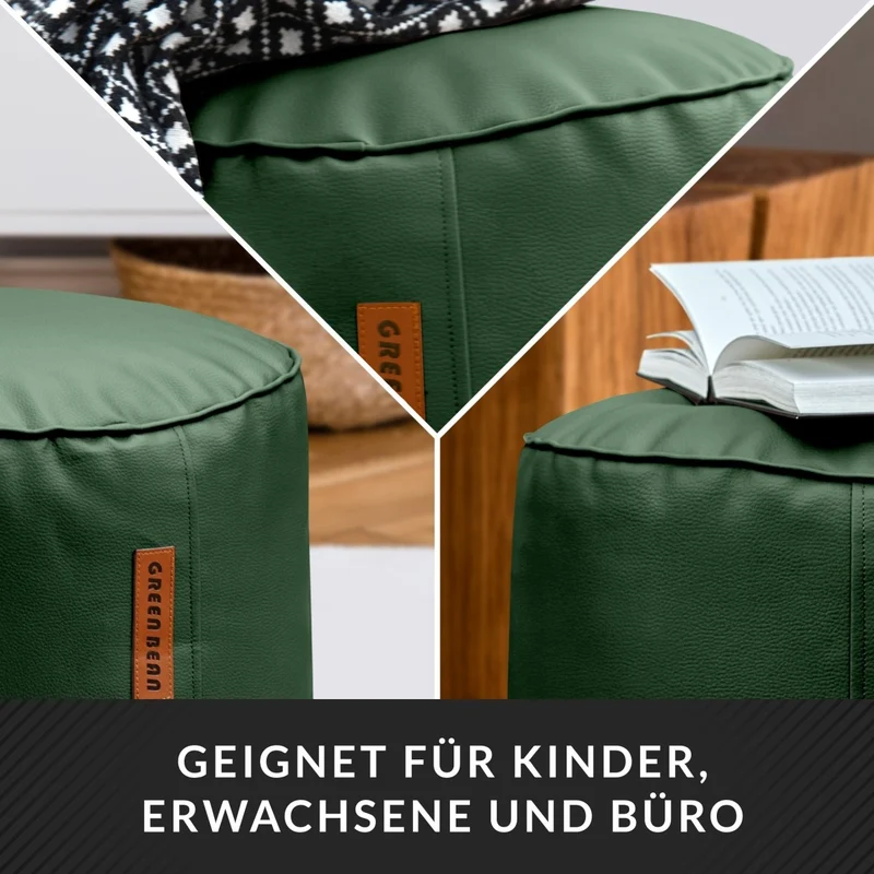 Stay Sitzhocker aus Kunstleder