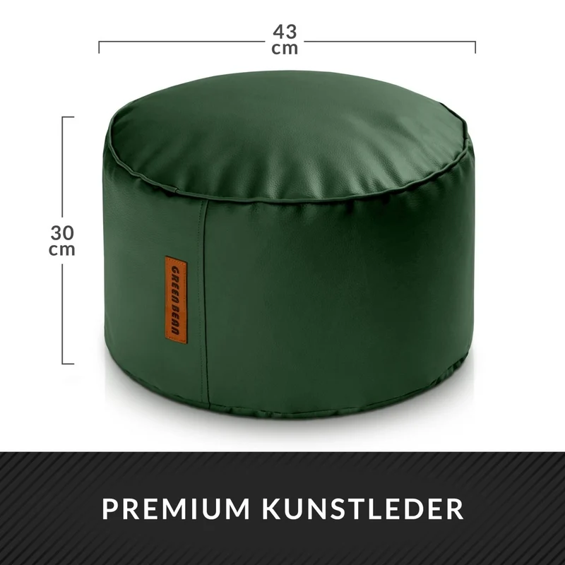 Stay Sitzhocker aus Kunstleder