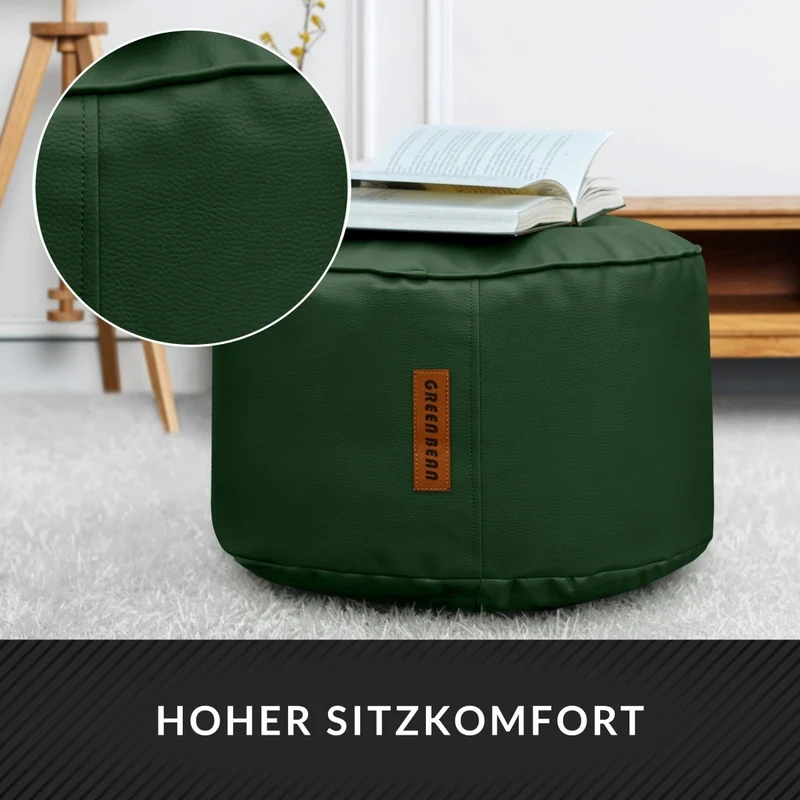Stay Sitzhocker aus Kunstleder