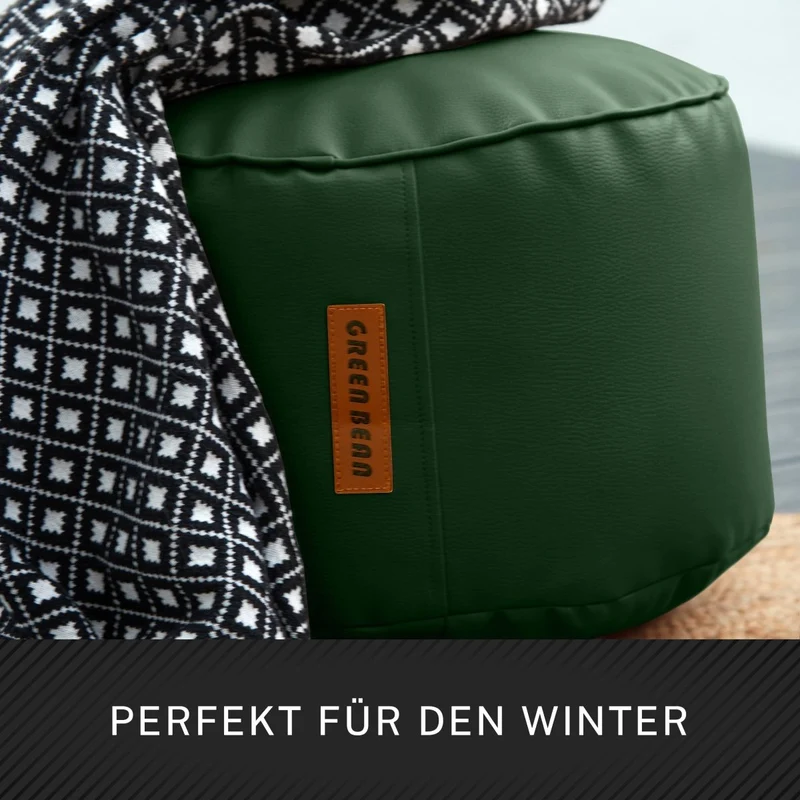 Stay Sitzhocker aus Kunstleder