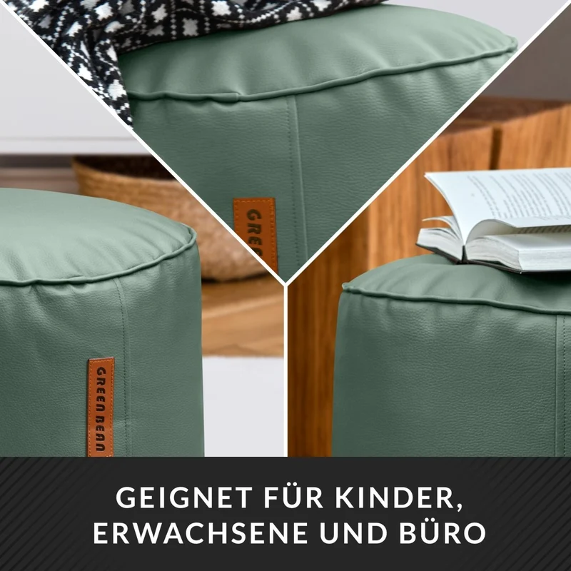 Stay Sitzhocker aus Kunstleder