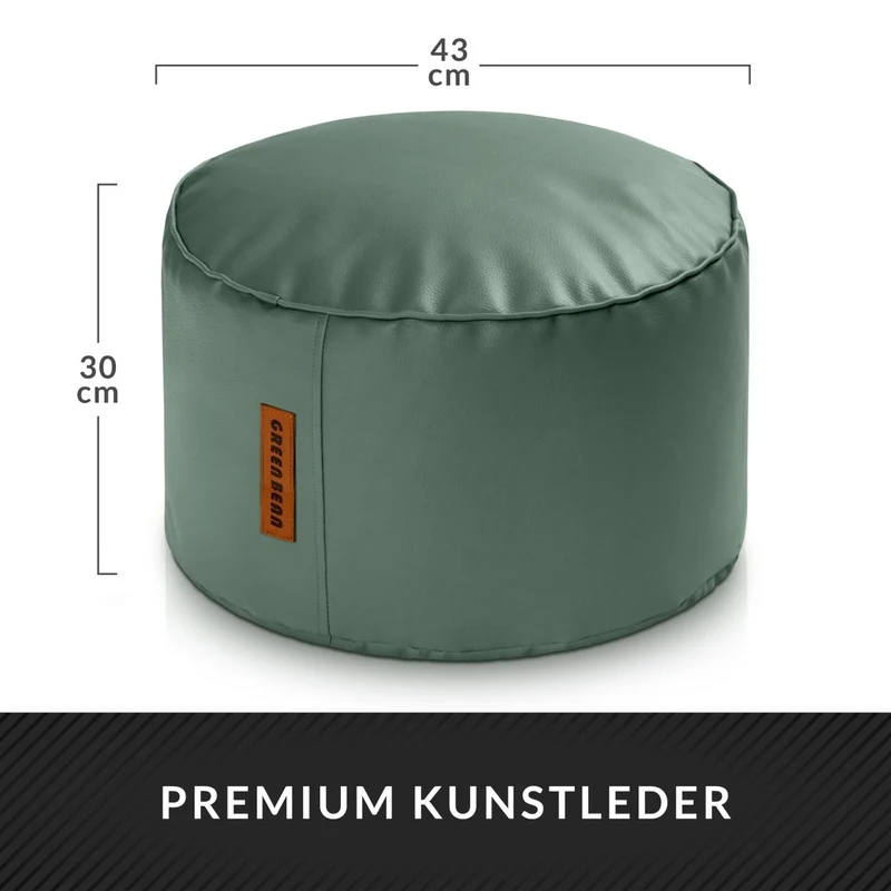 Stay Sitzhocker aus Kunstleder
