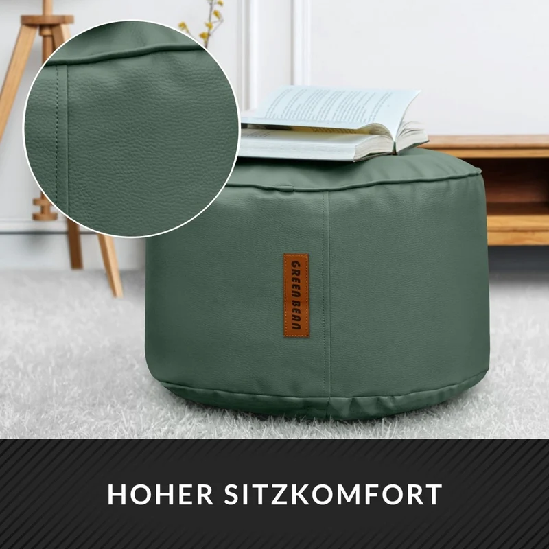 Stay Sitzhocker aus Kunstleder