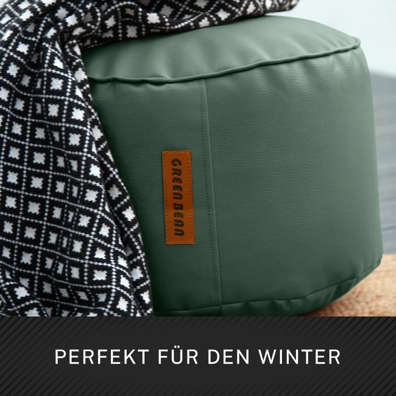 Stay Sitzhocker aus Kunstleder
