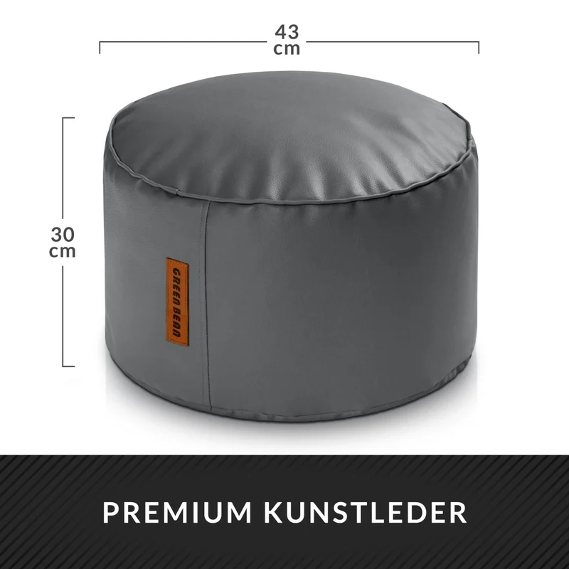 Stay Sitzhocker aus Kunstleder