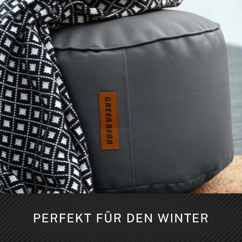 Stay Sitzhocker aus Kunstleder