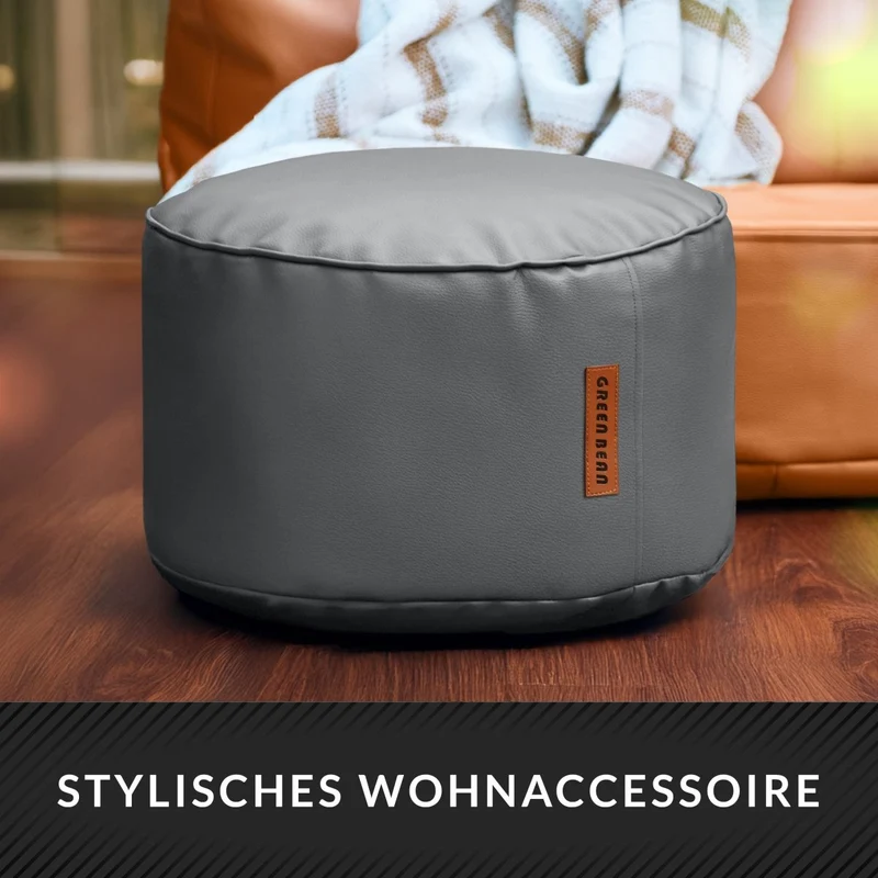 Stay Sitzhocker aus Kunstleder