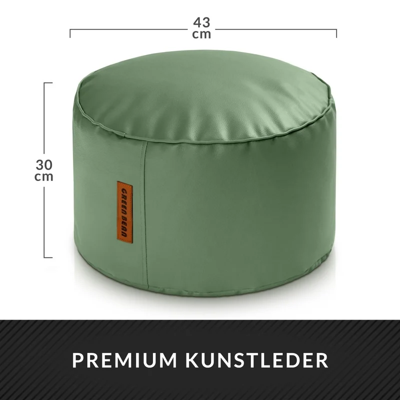 Stay Sitzhocker aus Kunstleder