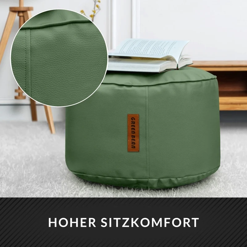 Stay Sitzhocker aus Kunstleder