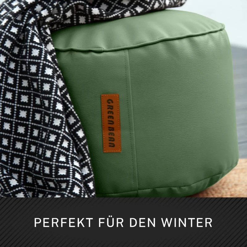 Stay Sitzhocker aus Kunstleder