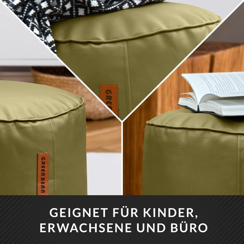 Stay Sitzhocker aus Kunstleder
