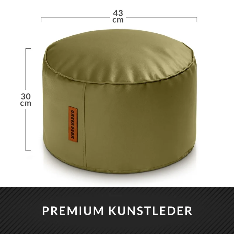 Stay Sitzhocker aus Kunstleder