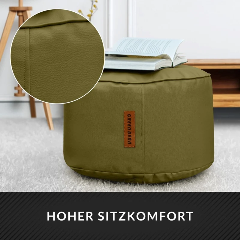 Stay Sitzhocker aus Kunstleder