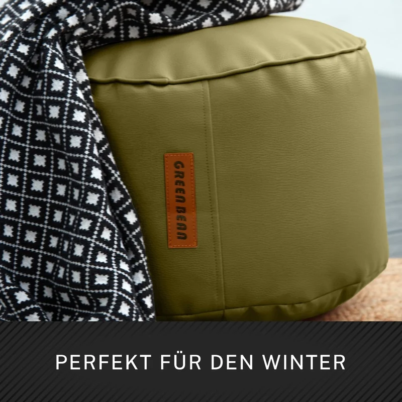 Stay Sitzhocker aus Kunstleder