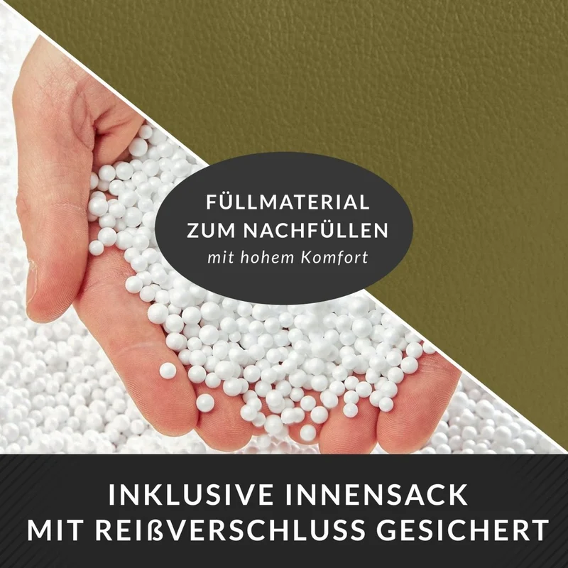 Stay Sitzhocker aus Kunstleder