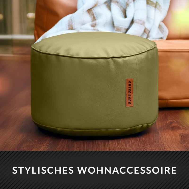 Stay Sitzhocker aus Kunstleder