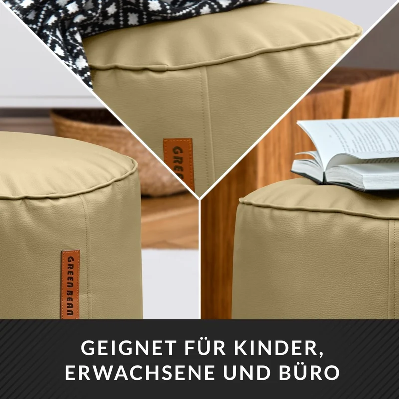 Stay Sitzhocker aus Kunstleder