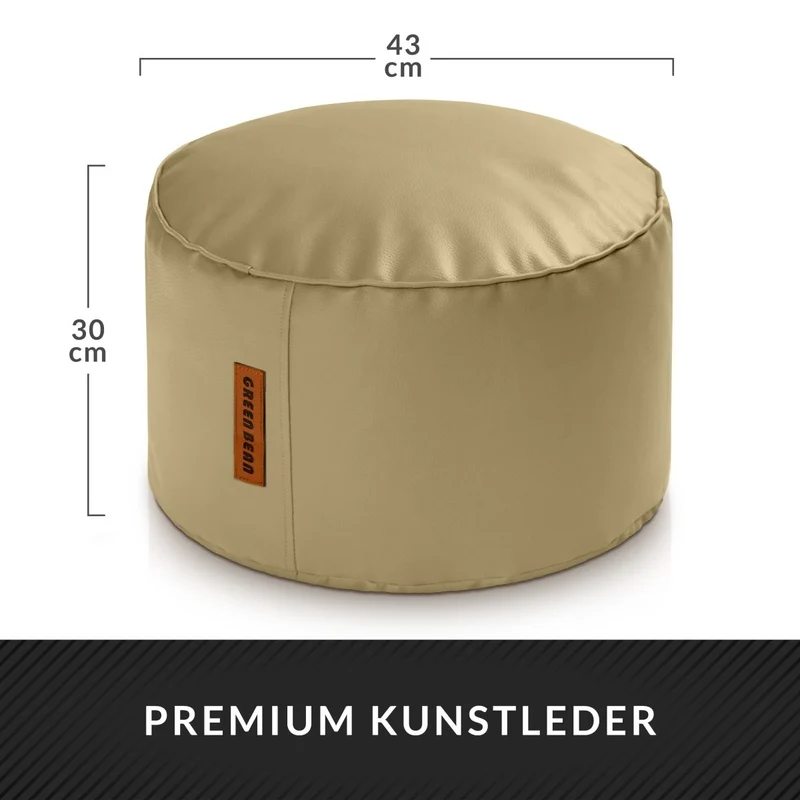Stay Sitzhocker aus Kunstleder
