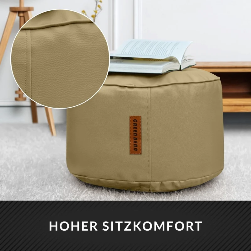 Stay Sitzhocker aus Kunstleder