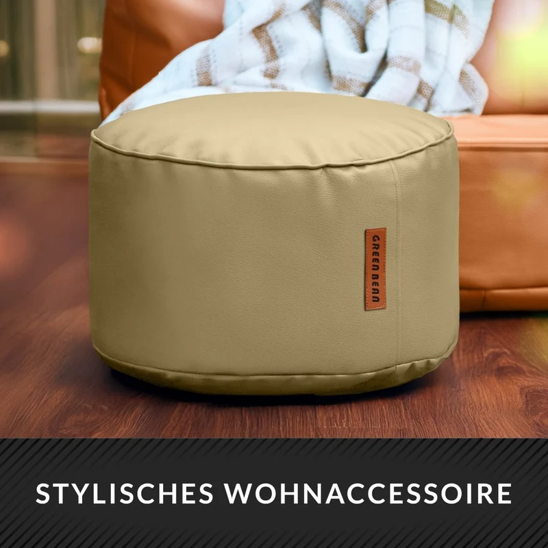Stay Sitzhocker aus Kunstleder