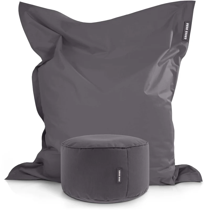 Square Riesensitzsack mit Pouf Stay