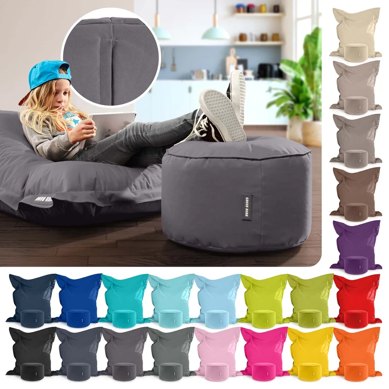 Square Riesensitzsack mit Pouf Stay