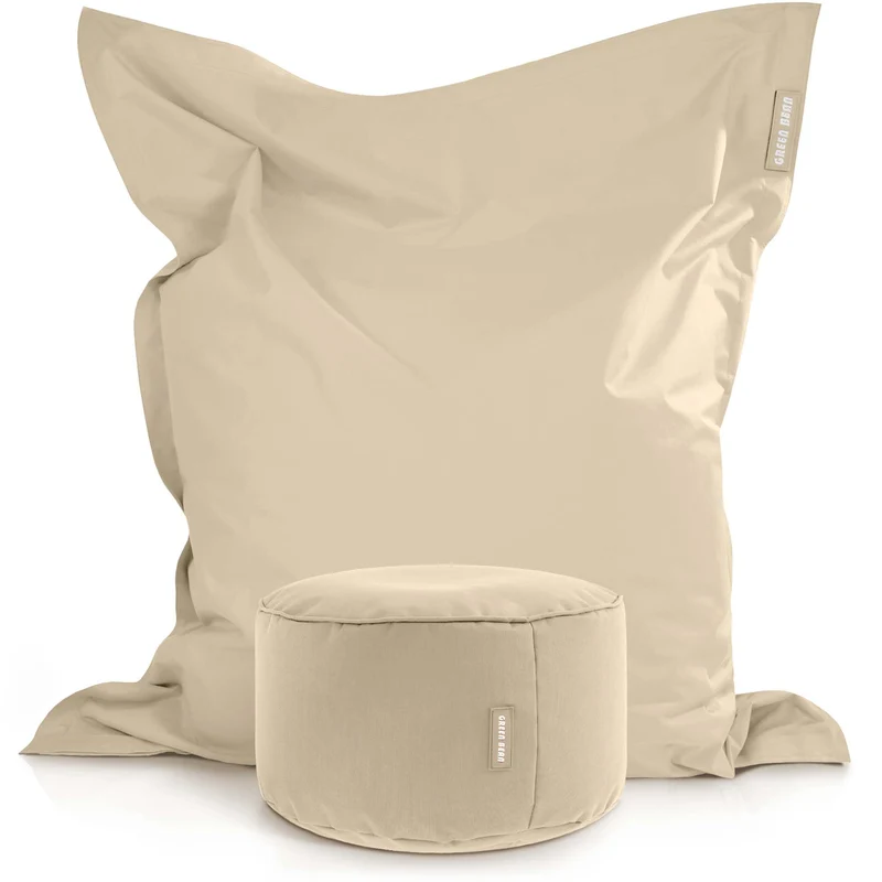 Square Riesensitzsack mit Pouf Stay