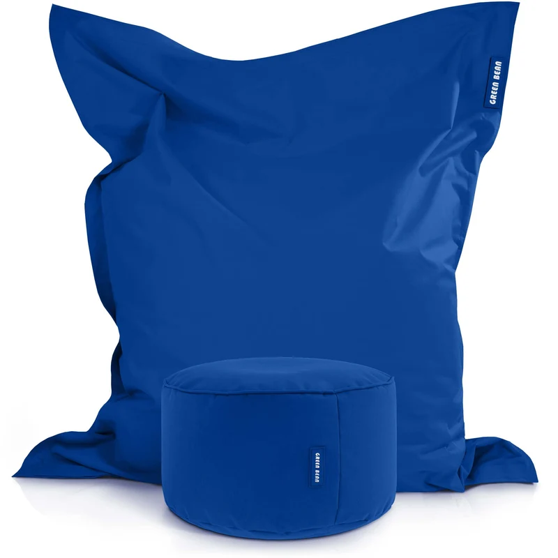 Square Riesensitzsack mit Pouf Stay