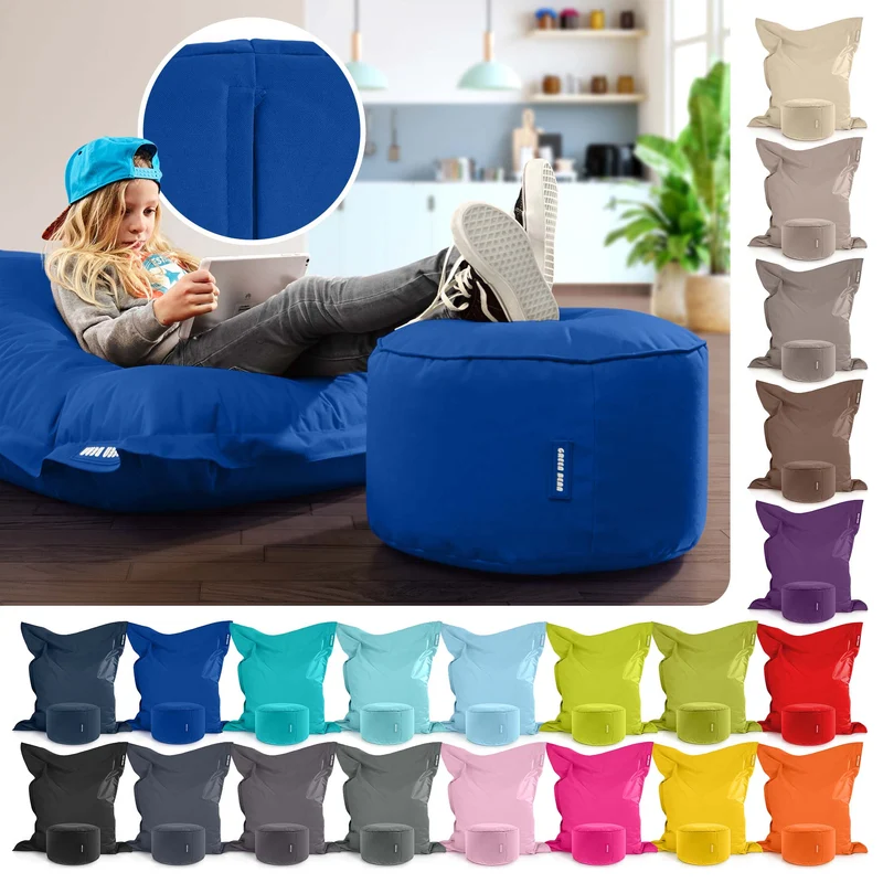Square Riesensitzsack mit Pouf Stay