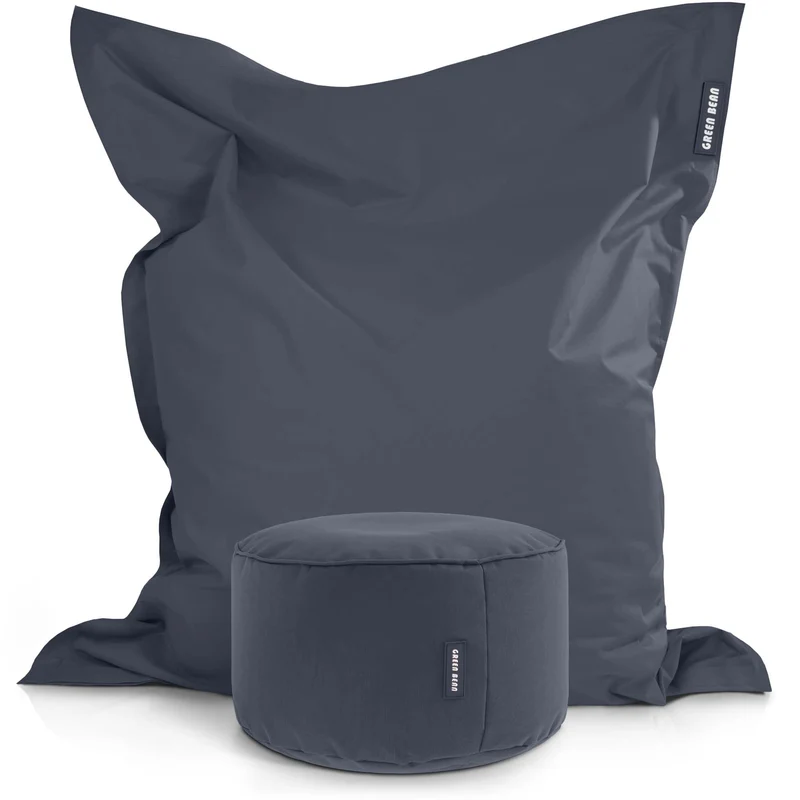 Square Riesensitzsack mit Pouf Stay