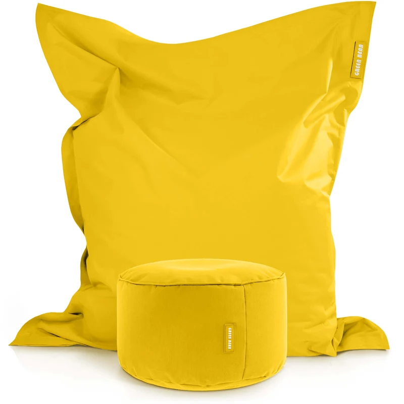 Square Riesensitzsack mit Pouf Stay