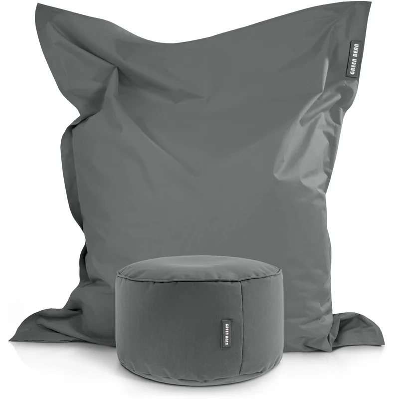 Square Riesensitzsack mit Pouf Stay