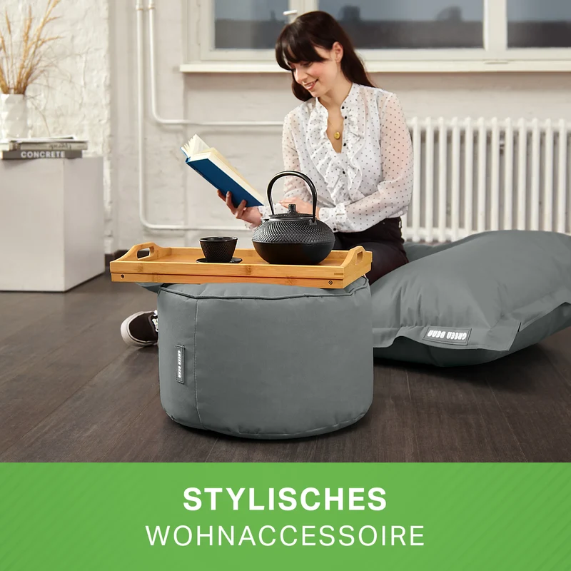 Square Riesensitzsack mit Pouf Stay