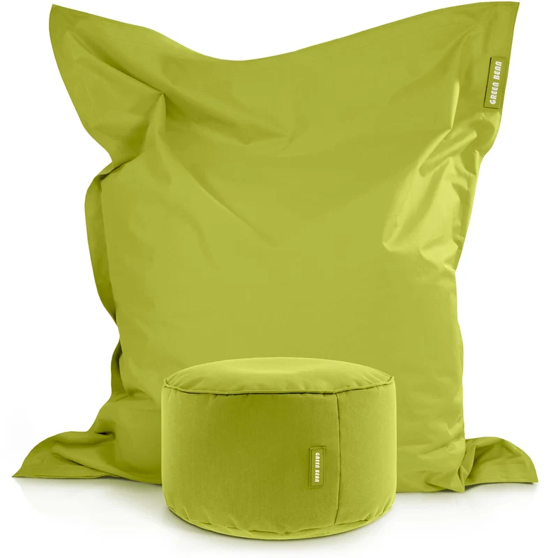 Square Riesensitzsack mit Pouf Stay