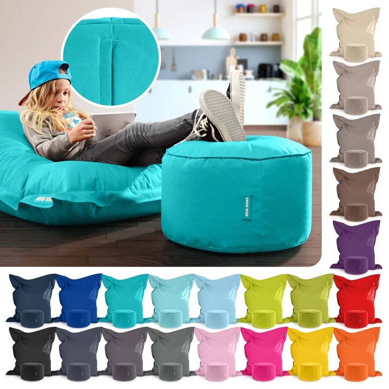 Square Riesensitzsack mit Pouf Stay