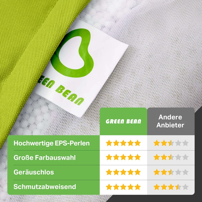 Gaming Sitzsack + Pouf Cozy im Set aus PVC