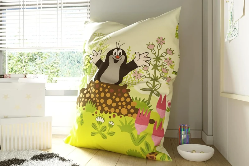 Kinder Sitzsack mit waschbarem Bezug und Motiv