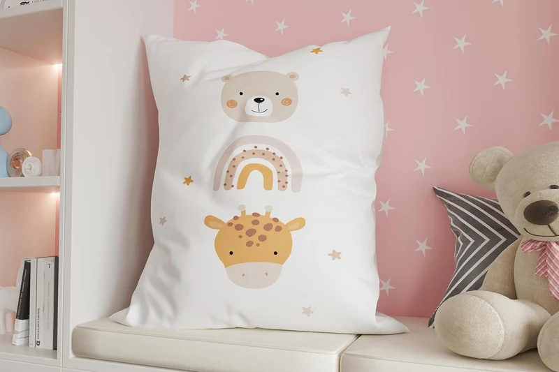 Kinder Sitzsack mit waschbarem Bezug und Motiv