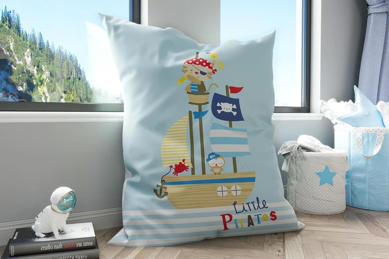 Kinder Sitzsack mit waschbarem Bezug und Motiv